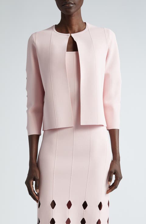 Milano Knit Cutout Sleeve Cardigan