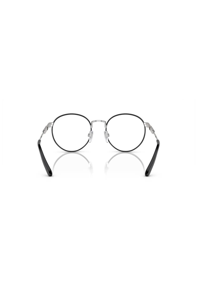 50mm Round optical glasses, Alternate, color, Black