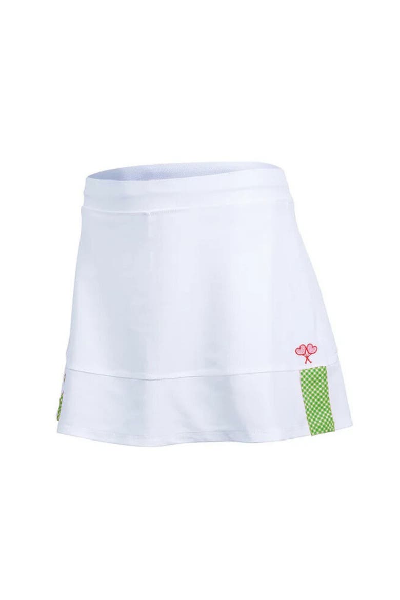 Women's Tracy Skort Gingham, Main, color, Green