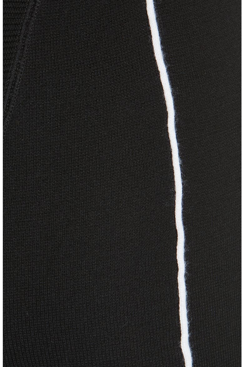 Knitted Flare Wool Pants, Alternate, color, BLACK