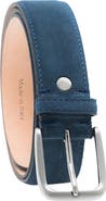 Ghurka Handcrafted in Italy Genuine suede leather belt