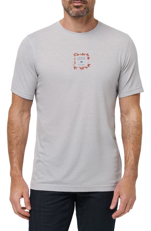 Travismathew Short Layover Graphic T-shirt In Gray