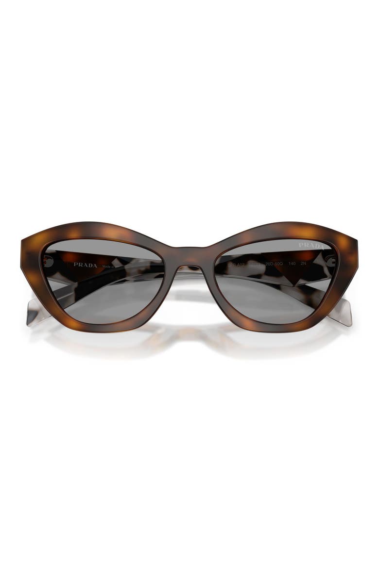 52mm Butterfly Sunglasses, Alternate, color, JUNIPER TORTOISE / GREY