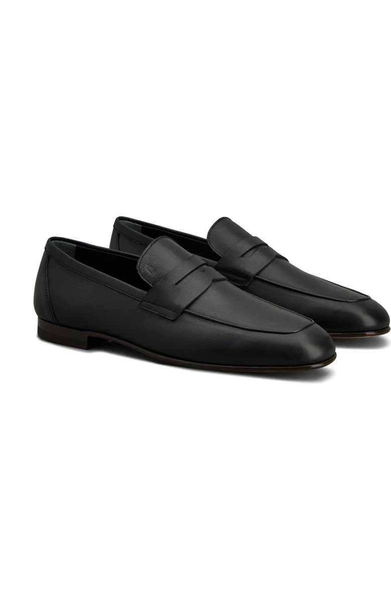 Tod's Deconstructed Penny Loafer, Main, color, Nero