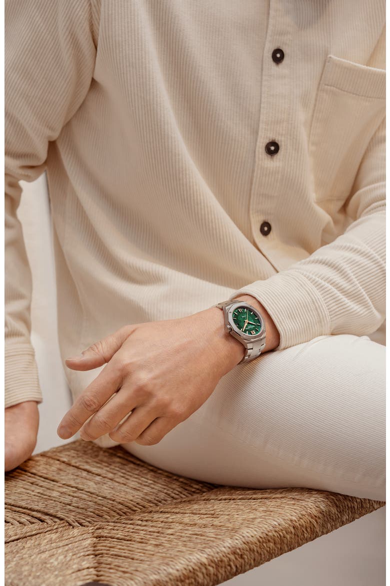 Riviera 10770 Bracelet Watch, 39mm, Alternate, color, GREN