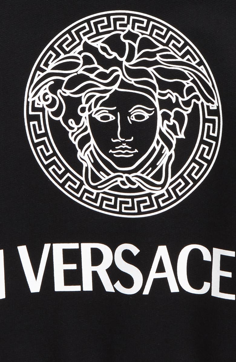 Versace Kids' Medusa Logo Sweatshirt, Alternate, color, 
