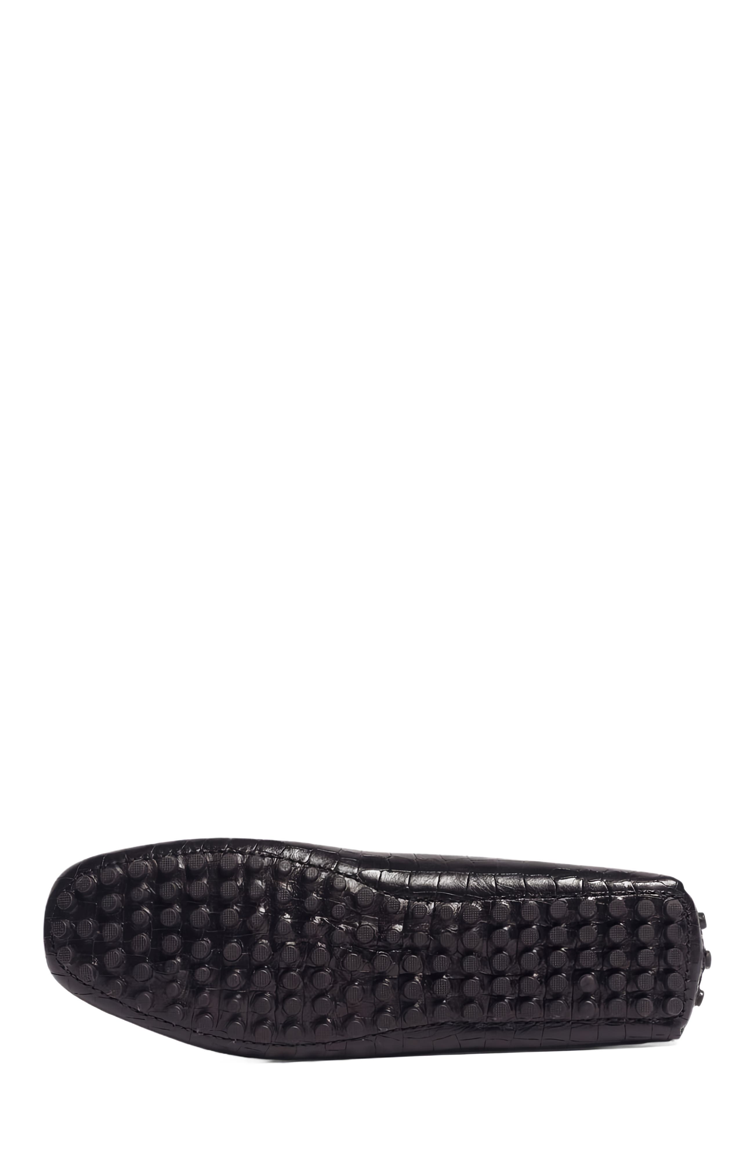 Ritchie Penny Loafer, Alternate, color, Black Croco