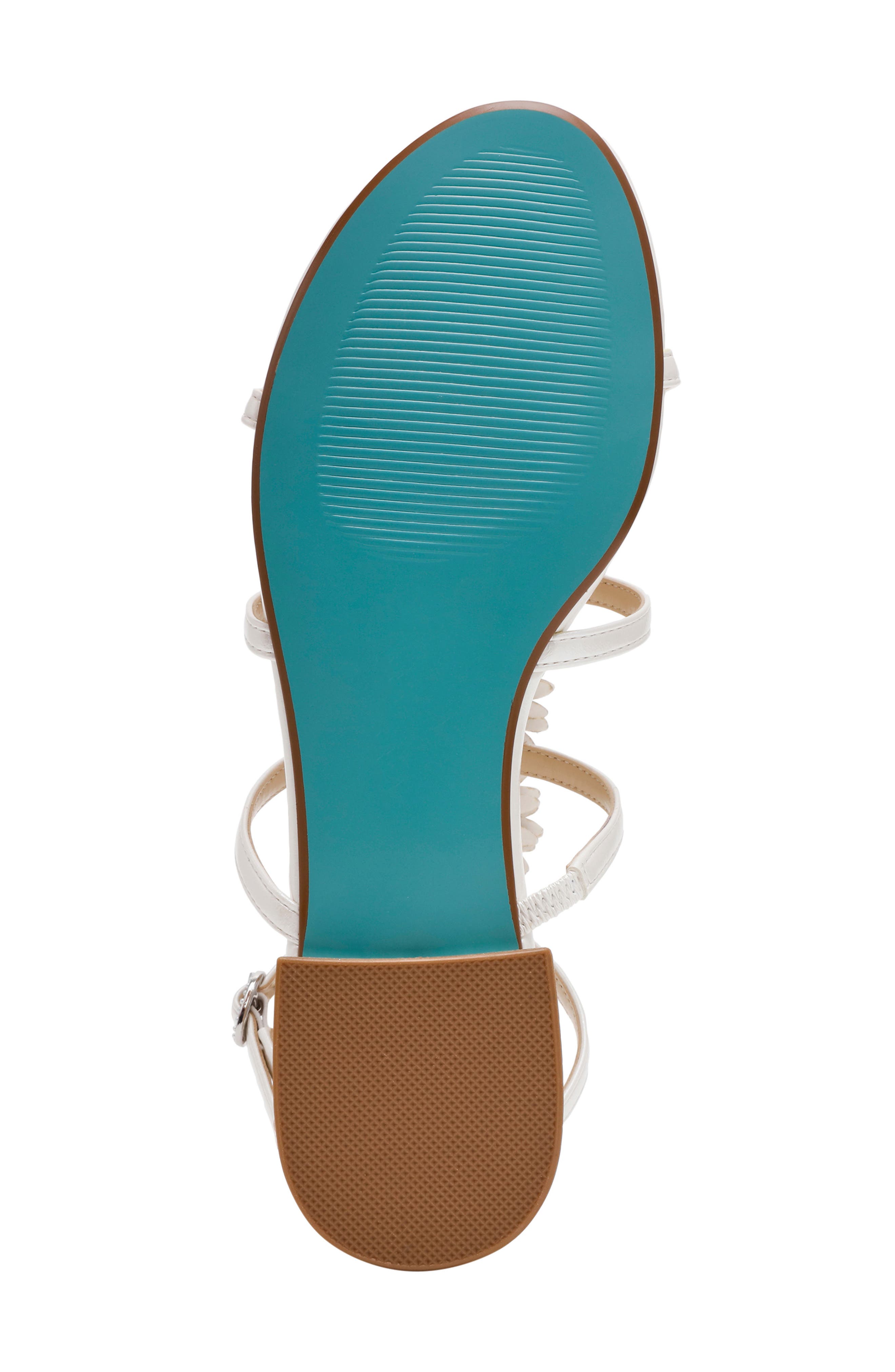 Betsey Johnson Joyce Ankle Strap Sandal, Alternate, color, Ivory