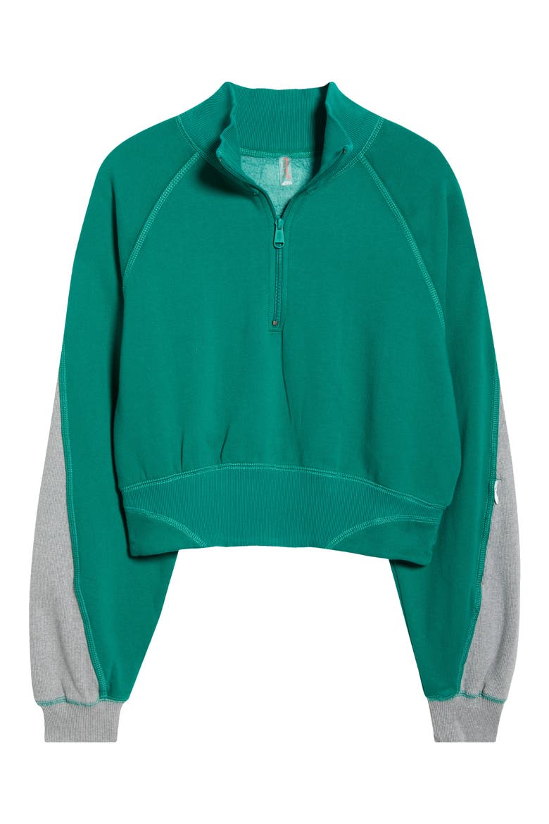 FP Movement Out of the Park Half Zip Pullover, Main, color, GREEN GLOW