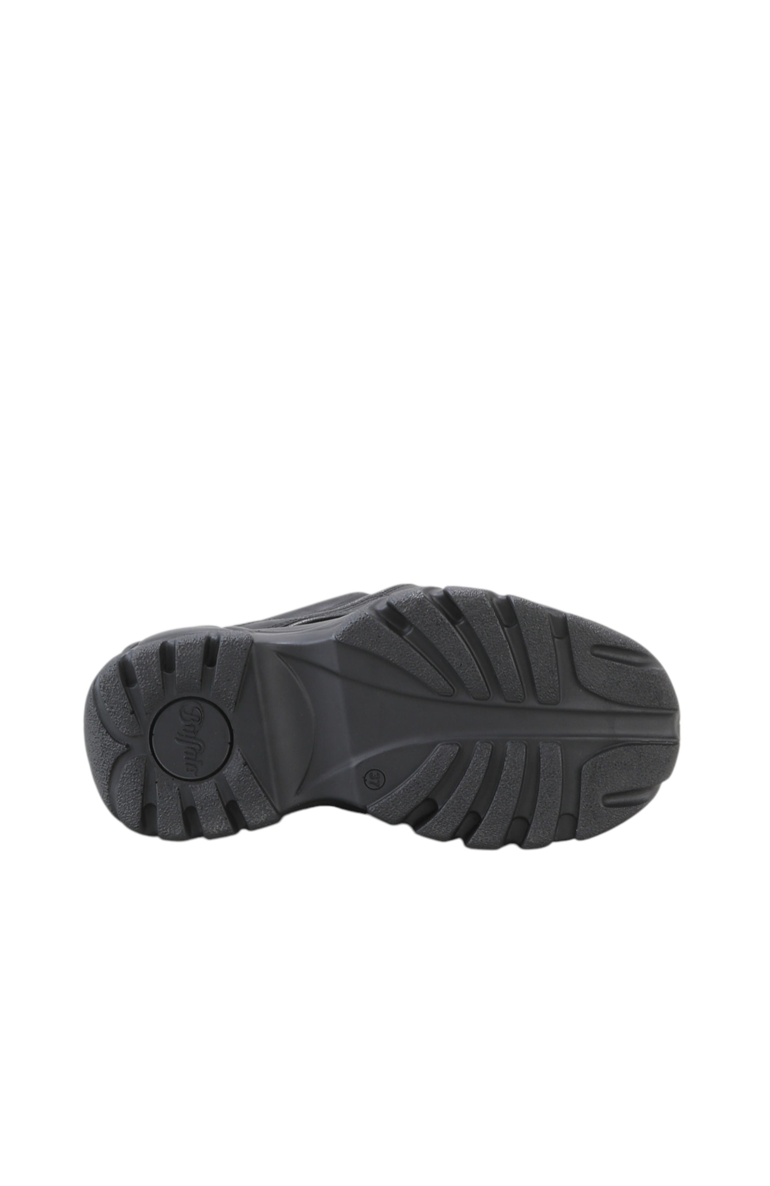 Buffalo Boots Classic Low Leather Shaft Height Sneaker, Alternate, color, Black