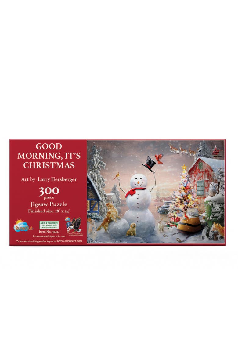 Good Morning Its Christmas 300 piece Jigsaw Puzzle for Adults, Alternate, color, Multicolor