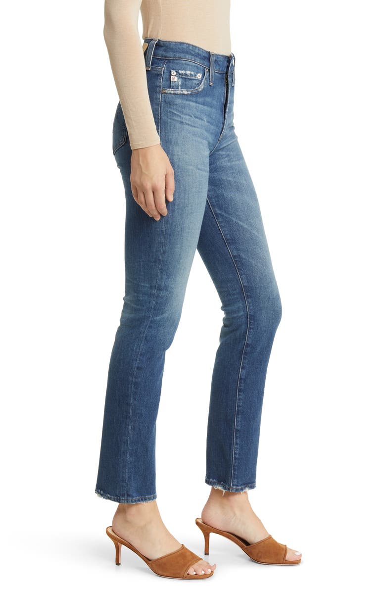 AG Mari High Waist Slim Straight Leg Jeans, Alternate, color, 14 Years Metaphor