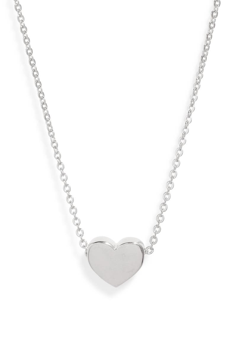 Nordstrom Demi Fine Delicate Heart Pendant Necklace, Main, color, 