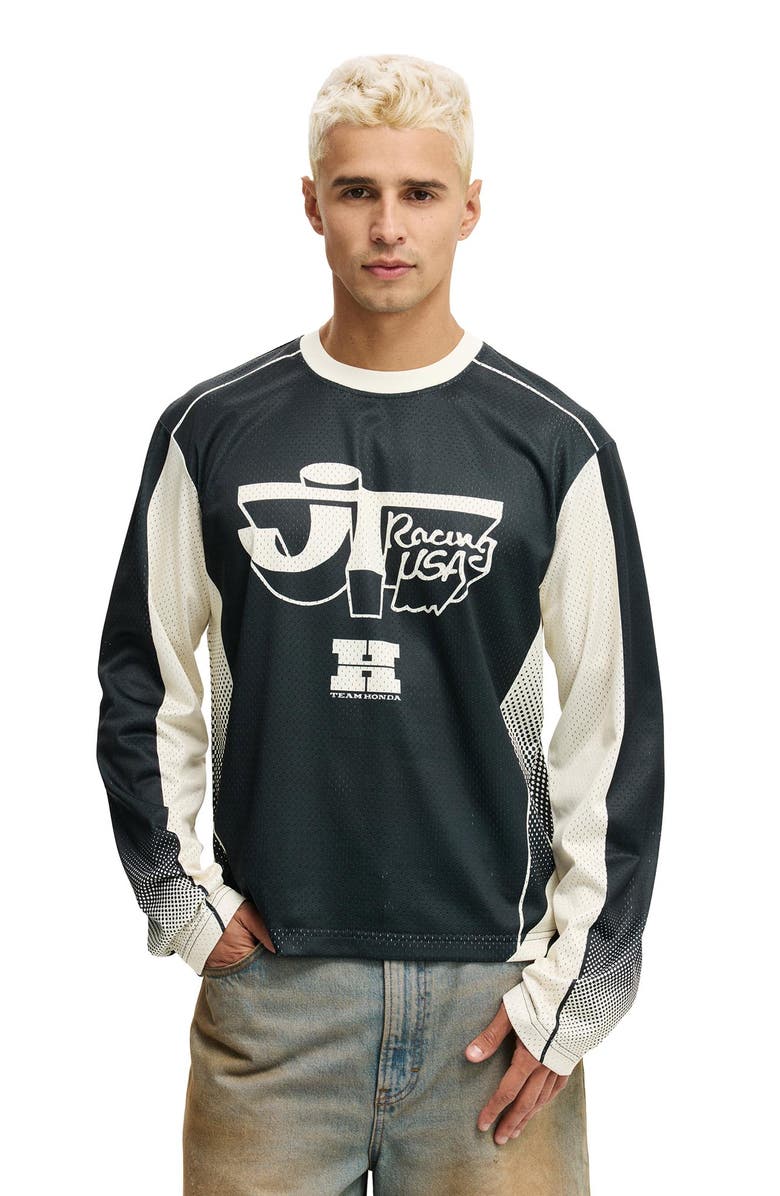 Cotton On Men's Honda X Jt Racing Ls Football Jersey, Alternate, color, 