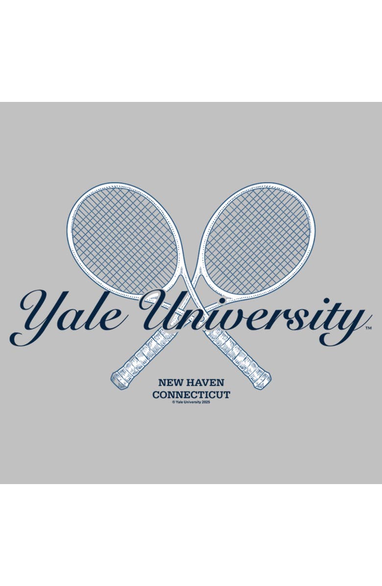 Yale University Women's Yale University New Haven University Racket Graphic T-Shirt, Alternate, color, Athletic Heather