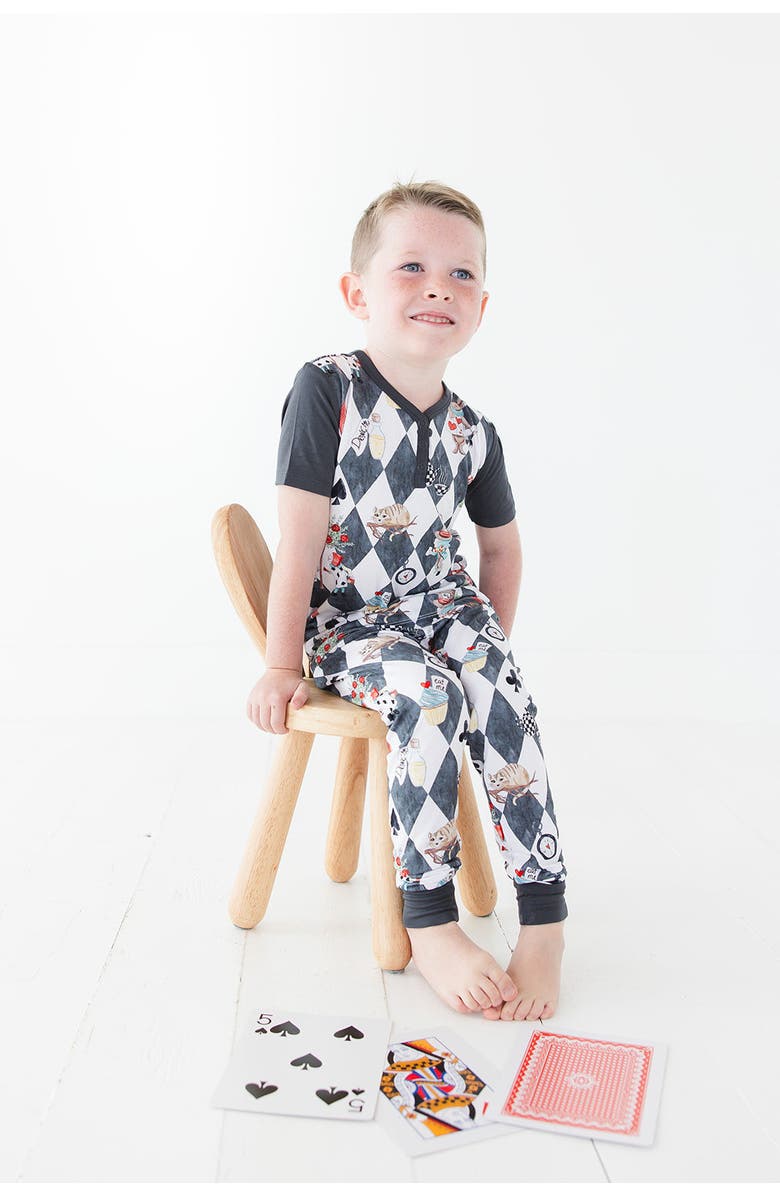 Charlie Lou Baby<sup
®</sup
 Alice in Wonderland Pajama Set, Alternate, color, Grey