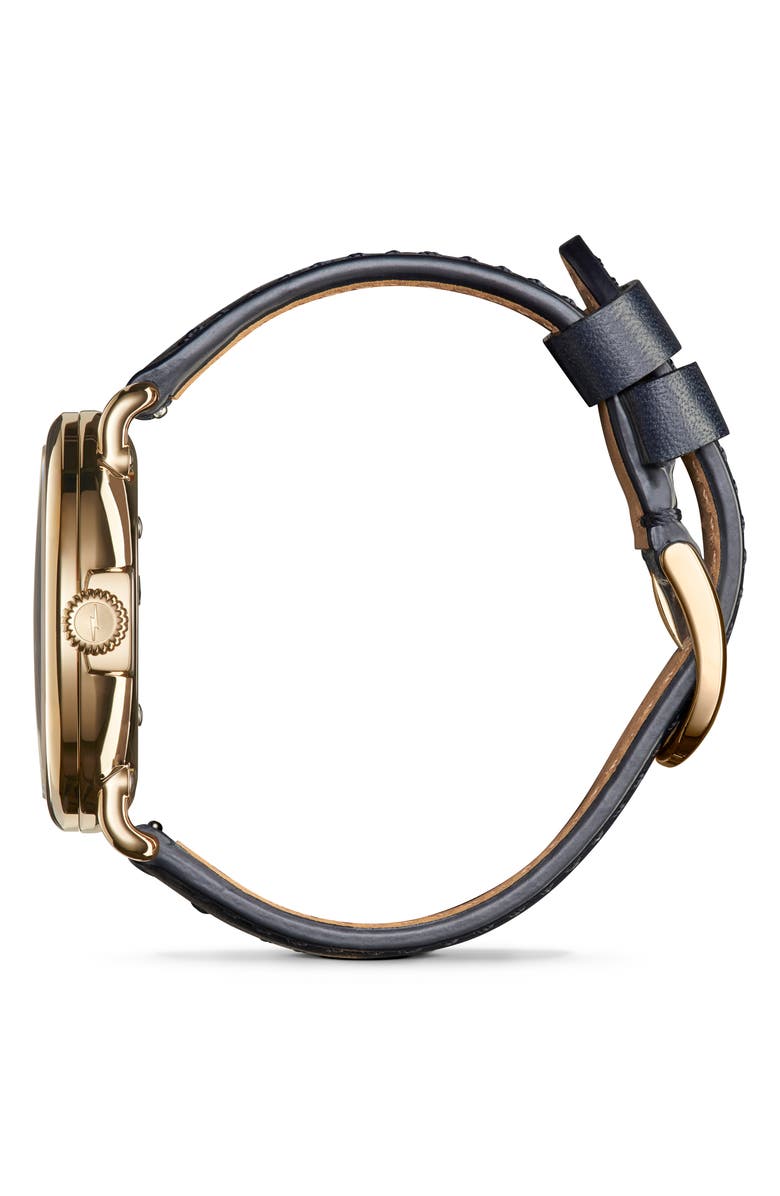 Shinola The Runwell Sub Second Leather Strap Watch, 41mm, Alternate, color, 