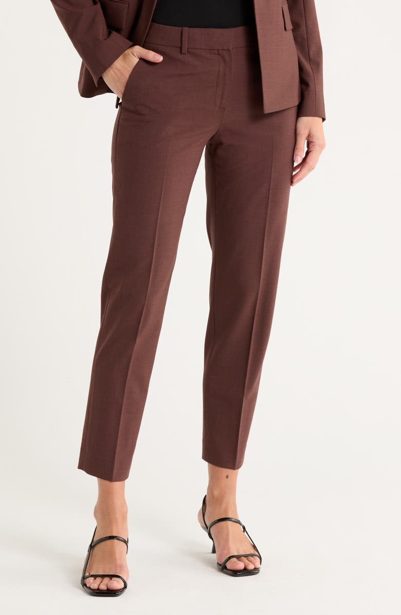 Theory Testra Dress Pants, Main, color, Copper Rust