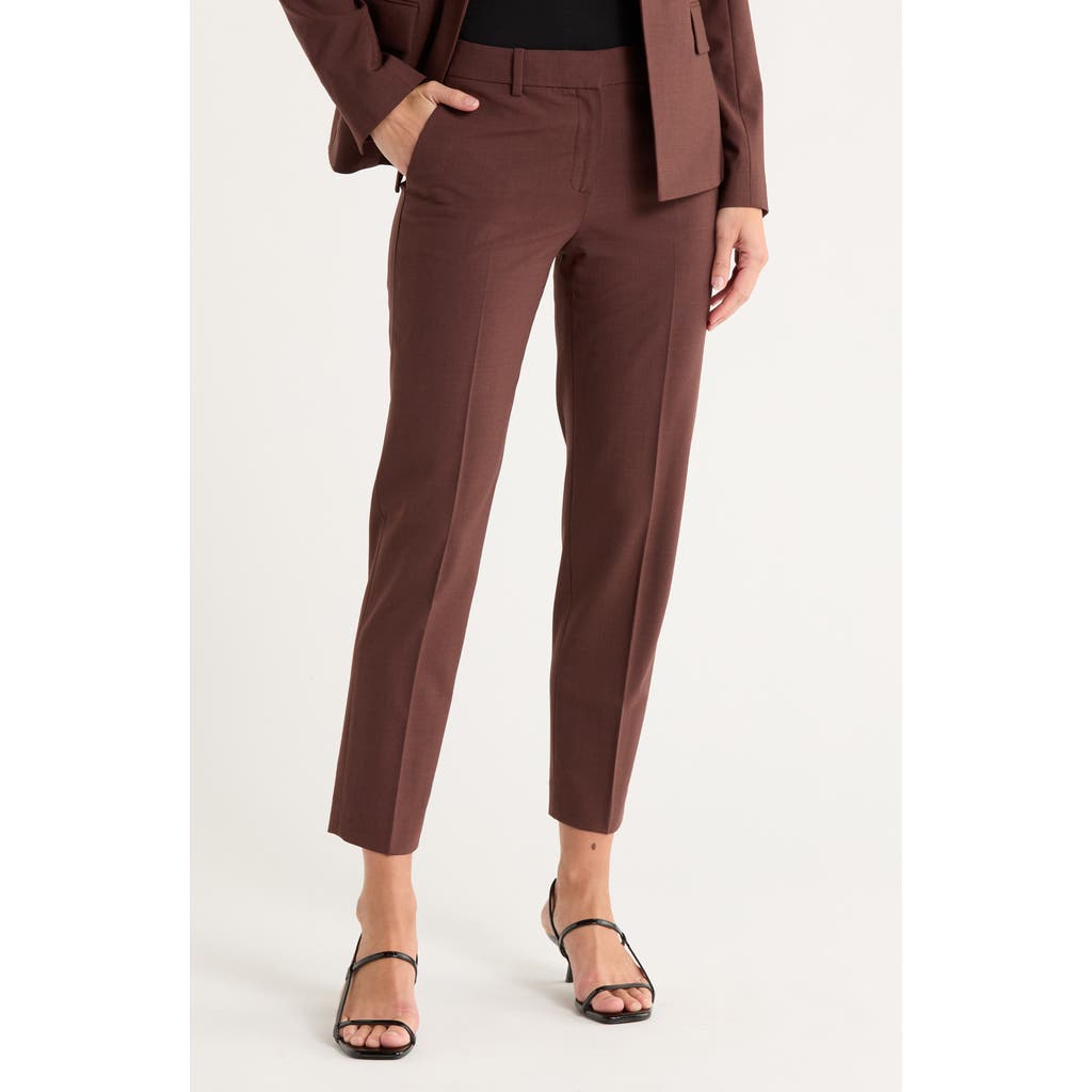 Theory Testra Dress Pants In Brown