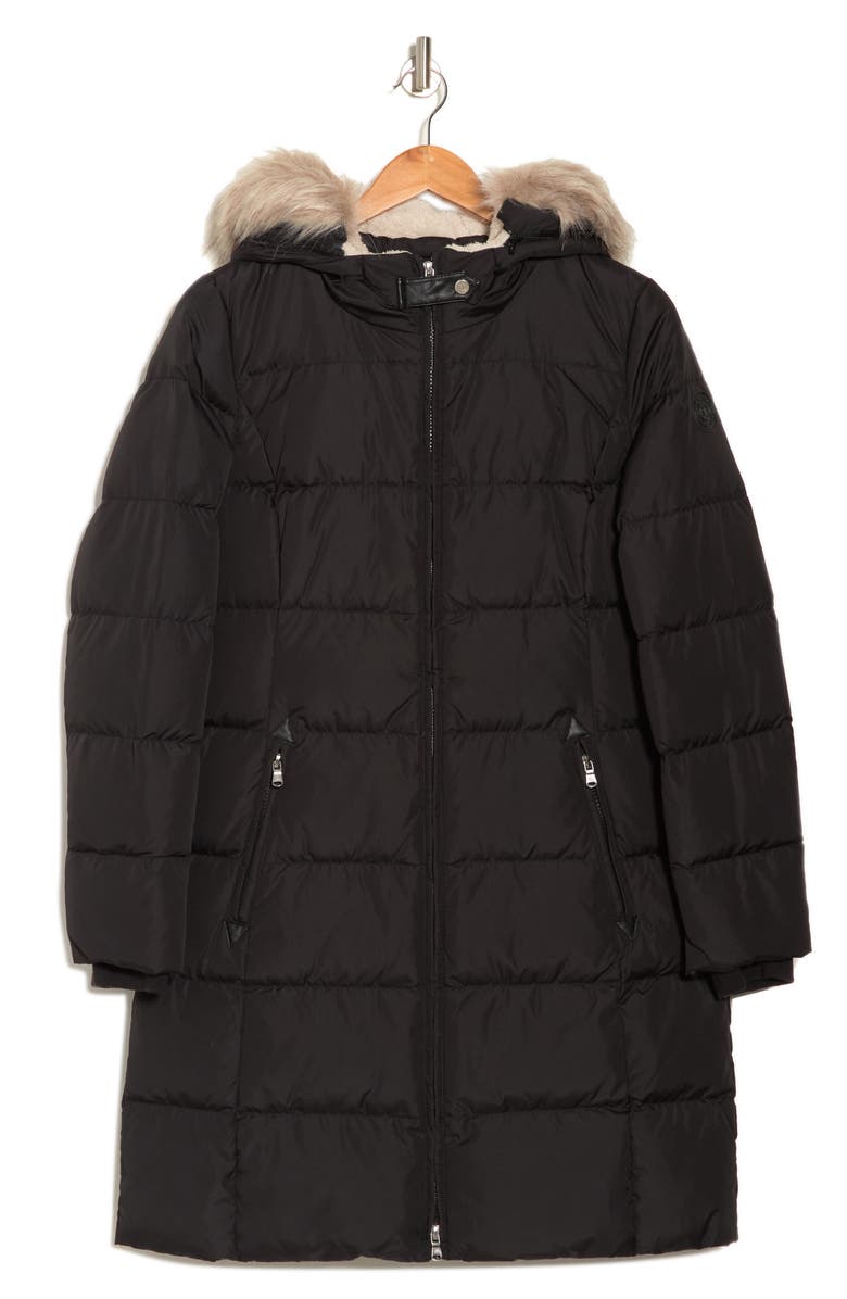 Lauren Ralph Lauren Faux Fur Hooded Down Puffer Jacket, Alternate, color, 