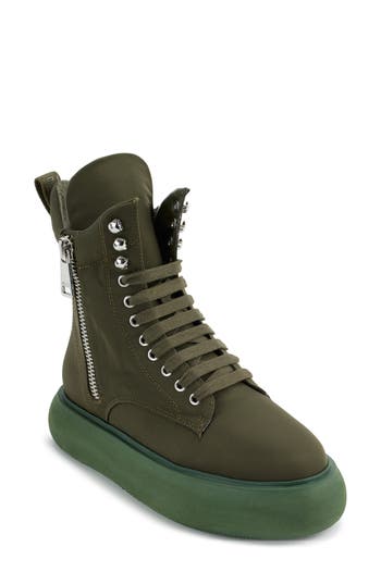 Dkny Aken Sneaker Boot In Green