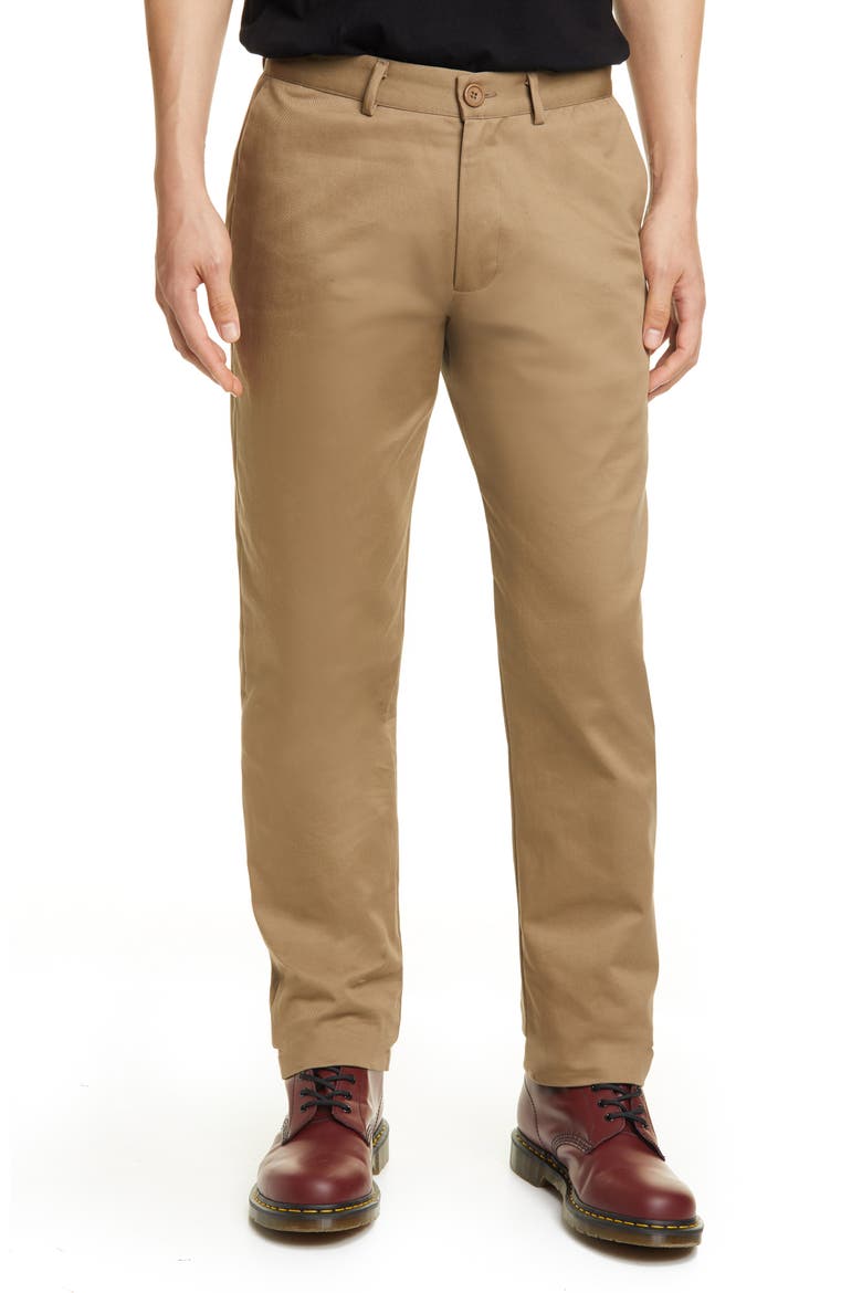 Industry Lined Chinos, Main, color, KHAKI