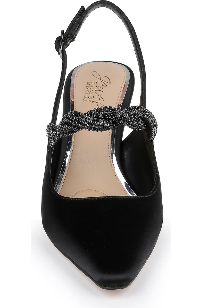 Jewel Badgley Mischka Tierney Slingback Pointed Toe Pump, Alternate, color,