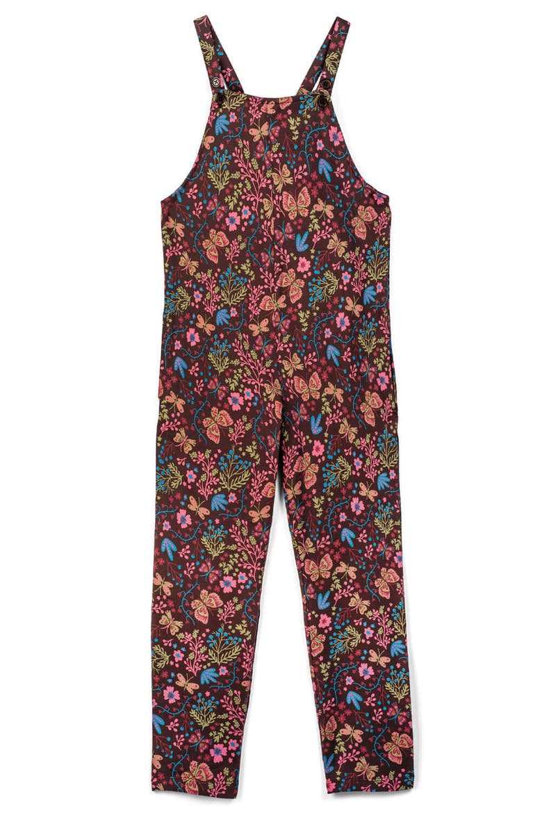 Organic Cotton Girls Jumpsuit, Main, color, Flower Child