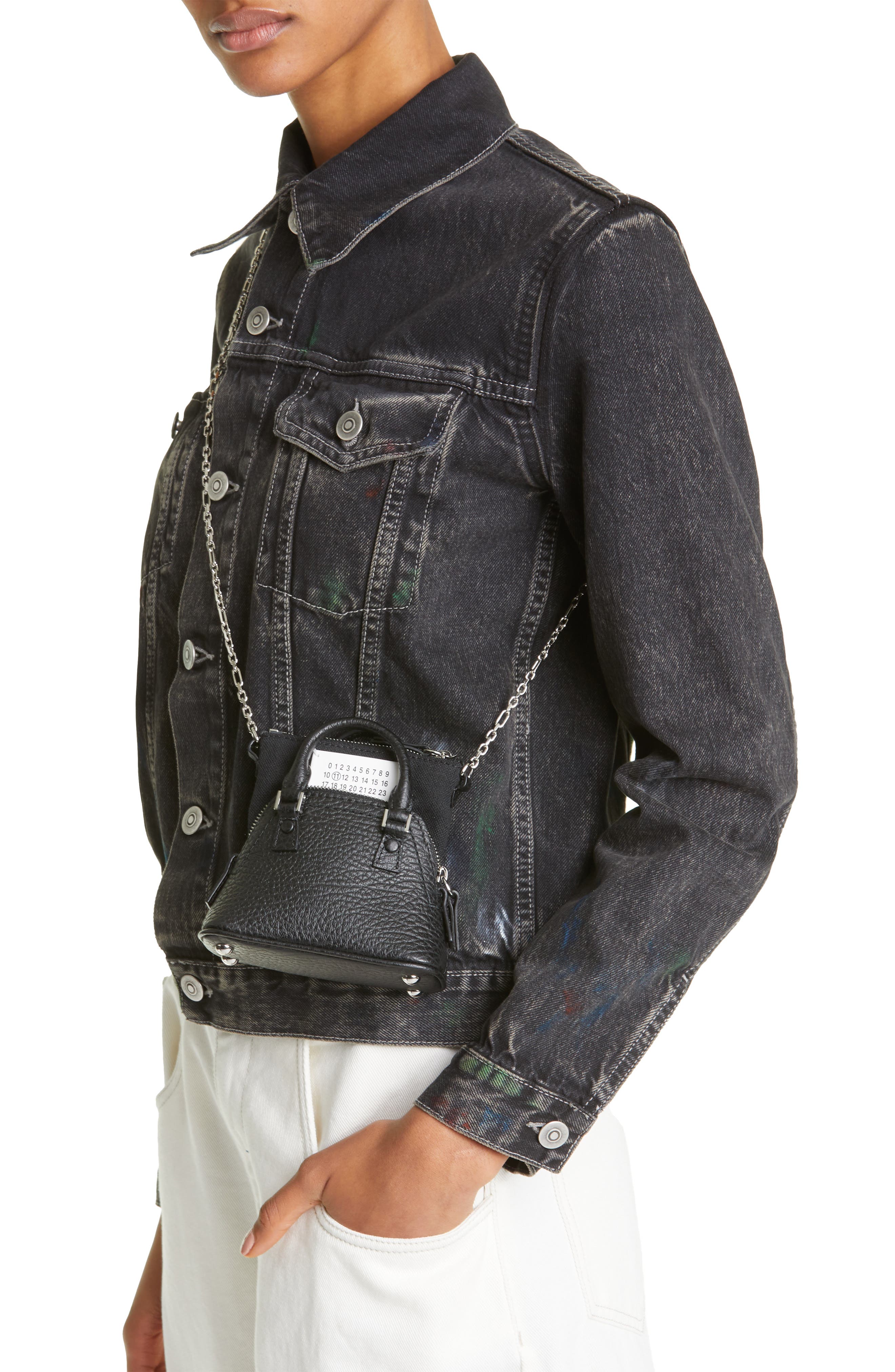 Maison Margiela Baby 5AC Classique Leather Top Handle Bag, Alternate, color, 