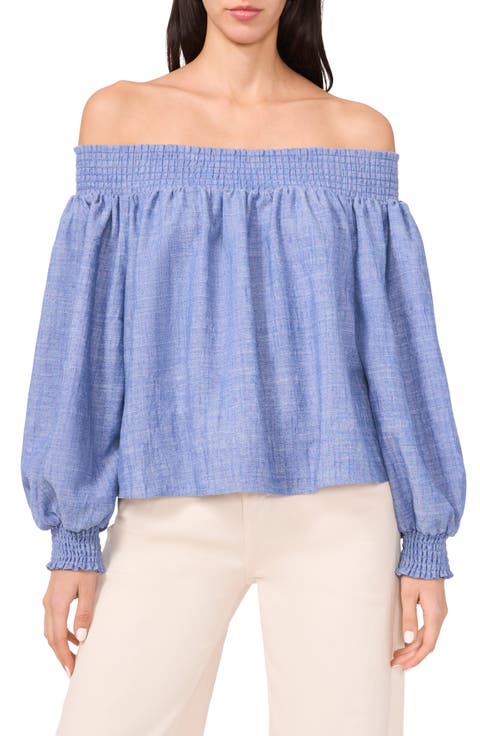 The Dakota Off The Shoulder Long Sleeve Top
