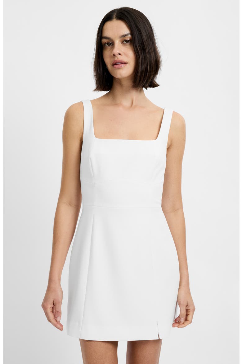 Azra Twill Sundress, Alternate, color, SUMMER WHITE
