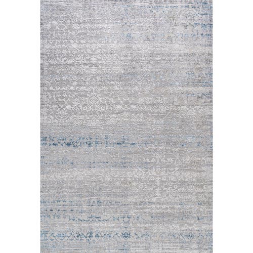 Jonathan Y Tidal Modern Strie' Area Rug In Gray/blue