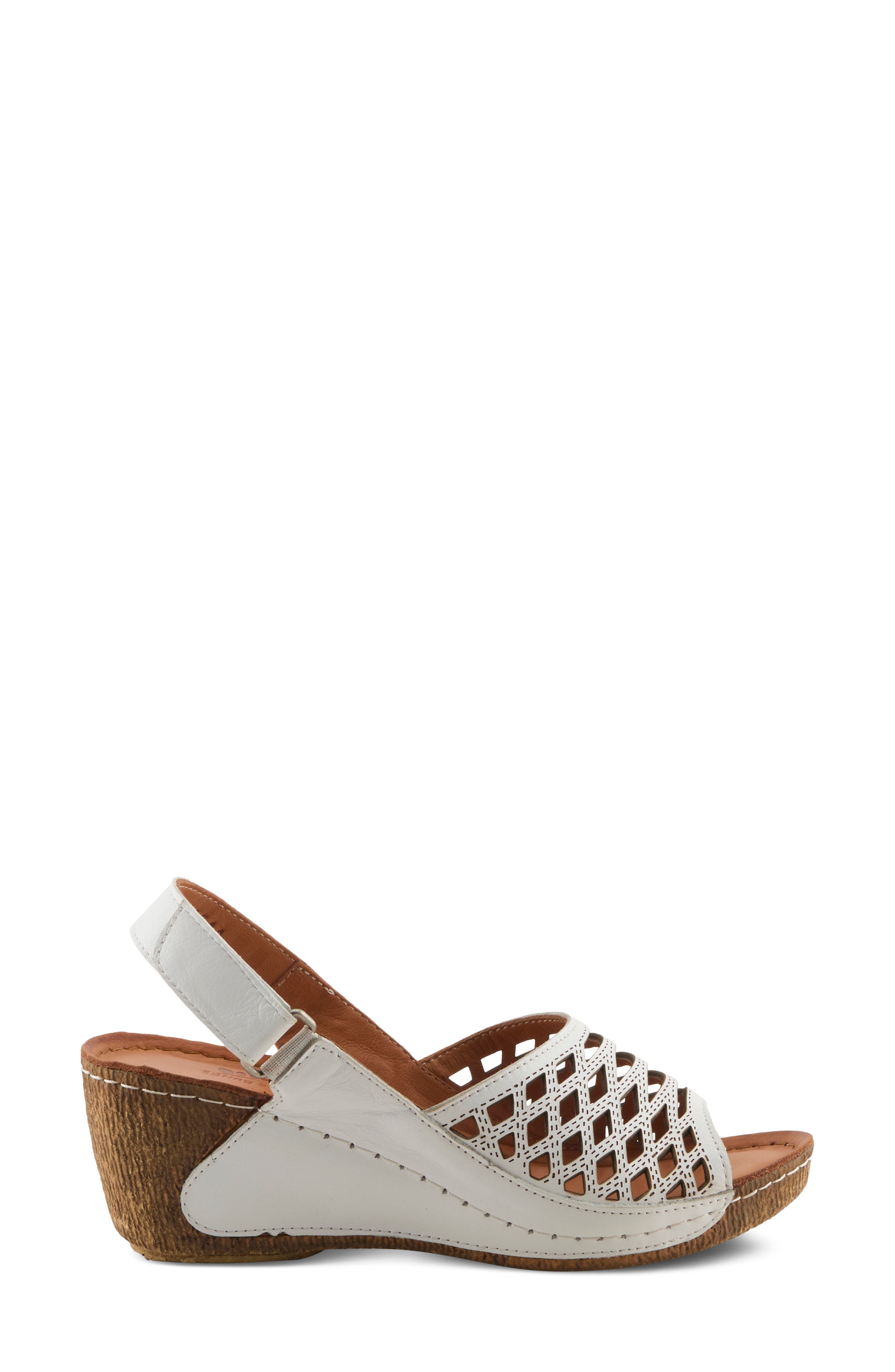 Denair Sandal, Alternate, color, WHITE
