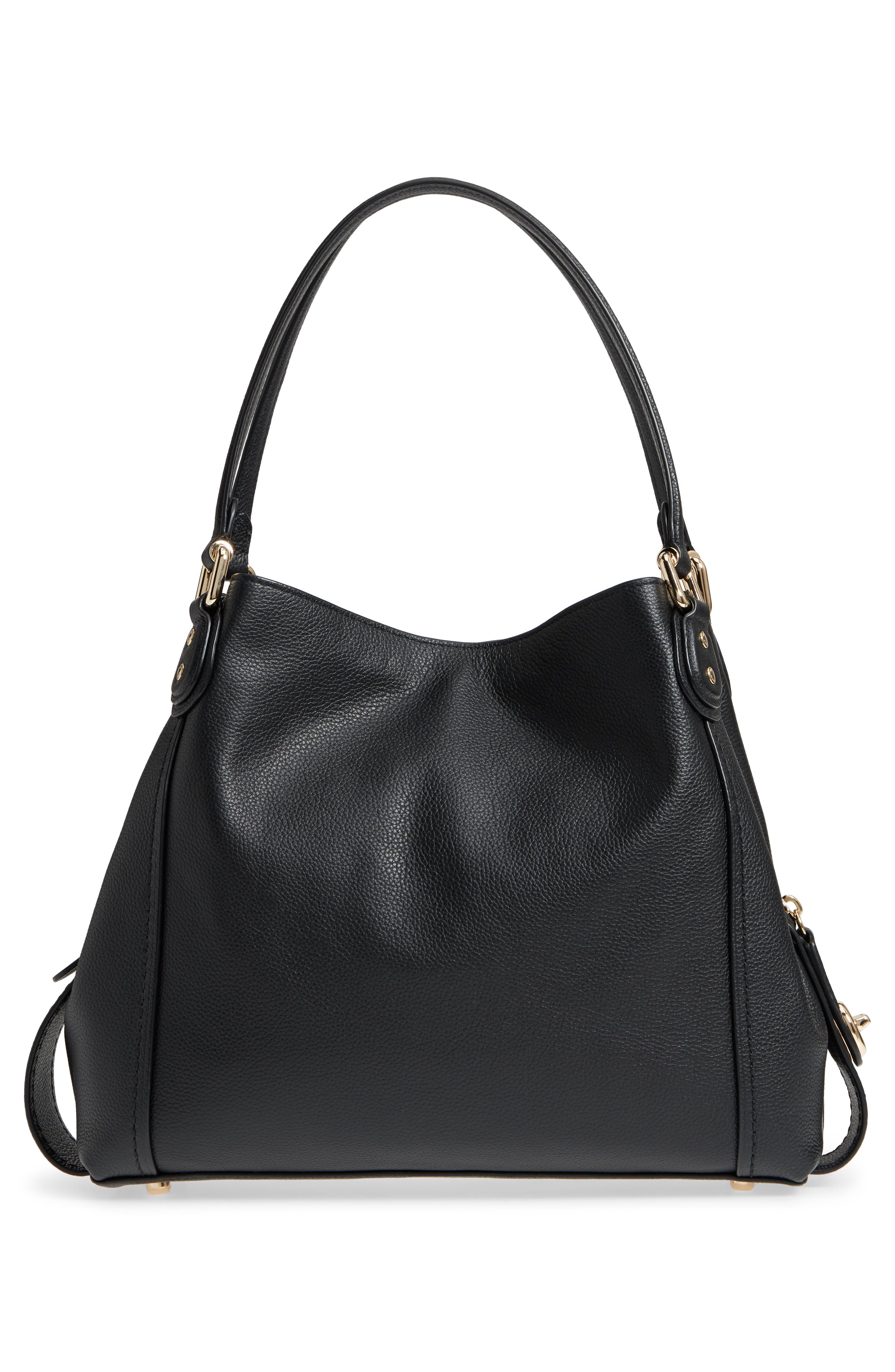 COACH Edie 31 Pebbled Leather Shoulder Bag, Alternate, color, 