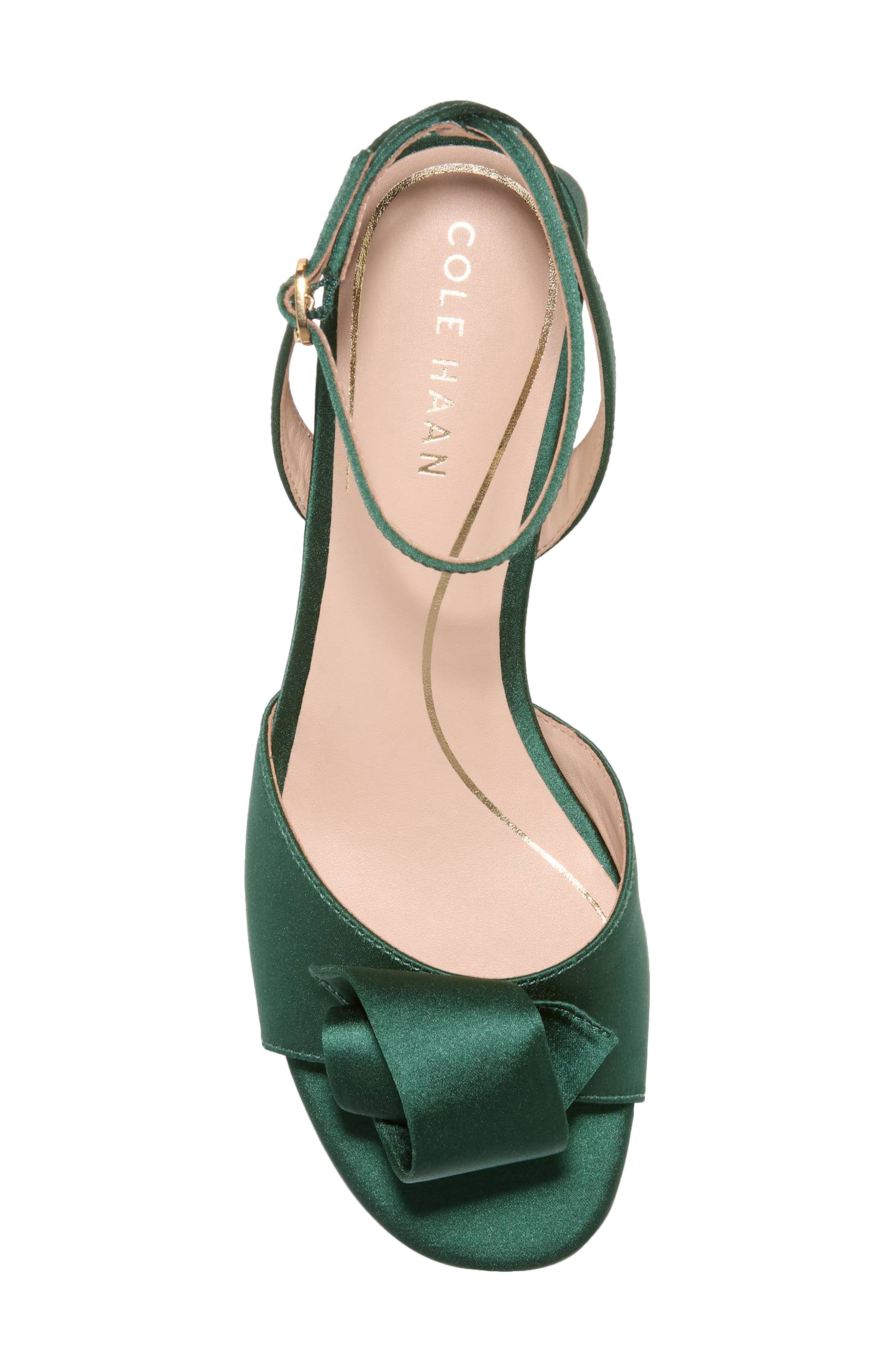 Fanya Florette Sandal, Alternate, color, RAINFOREST SATIN