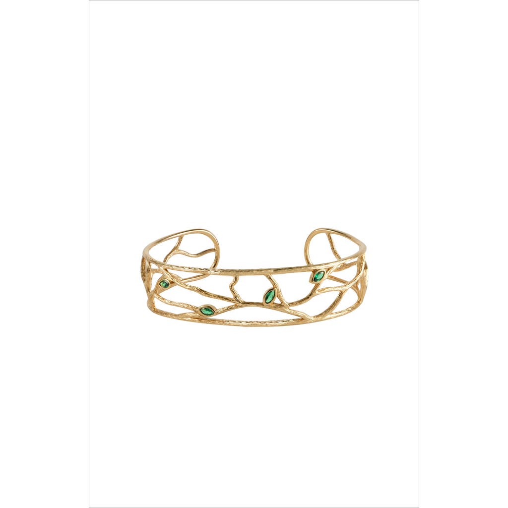 Rc Retro Chic Verdant Whisper Bracelet In Gold