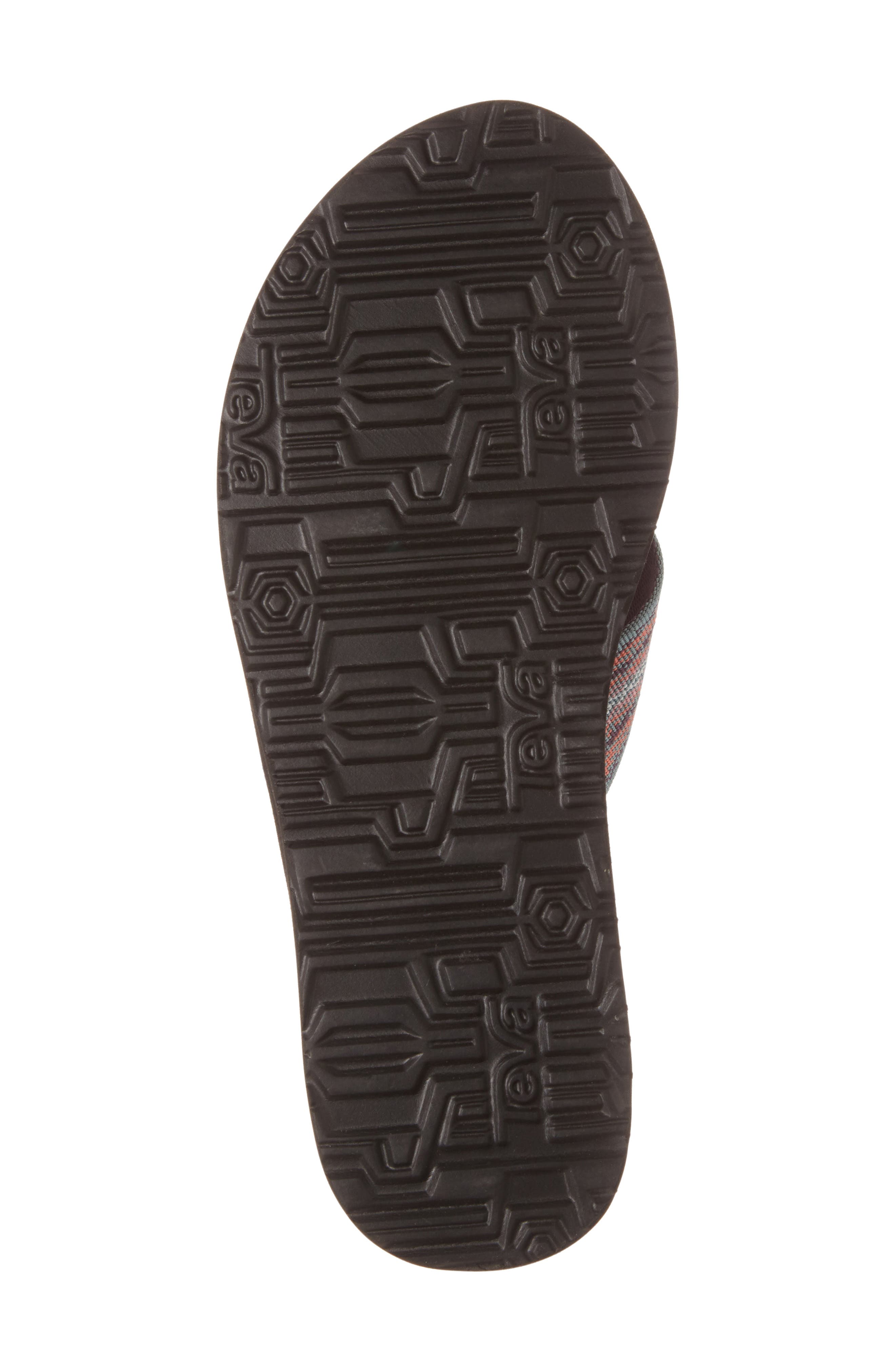 Mush II Flip Flop, Alternate, color, ZOEY TEAL FABRIC