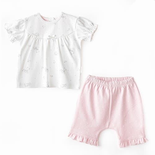 Andy Wawa Shorts Cuddly Bunny Bear Outfit In Pink