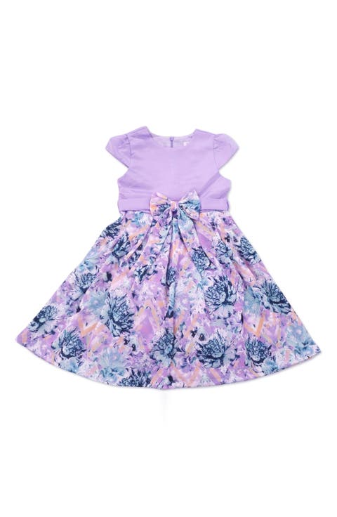 Kids' Lilac Floral Dress (Toddler, Little Kid & Big Kid)