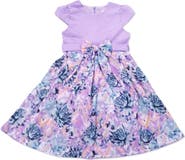 JOE-ELLA Kids' Lilac Floral Dress