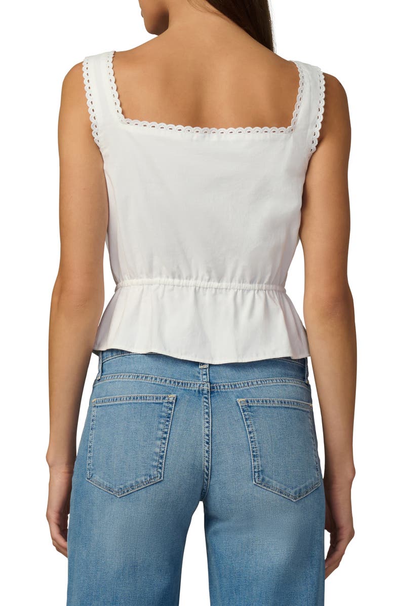 Joe's The Margot Sleeveless Peplum Top, Alternate, color, White