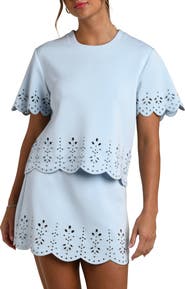 La Blanca Cloudset Lounge Crewneck T-Shirt