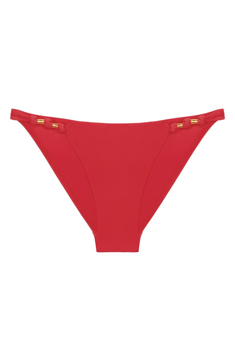ViX Paula Hermanny Paula Bikini Bottoms, Alternate, color, Red