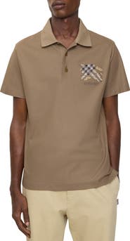 Burberry EKD Check Cotton Polo Shirt