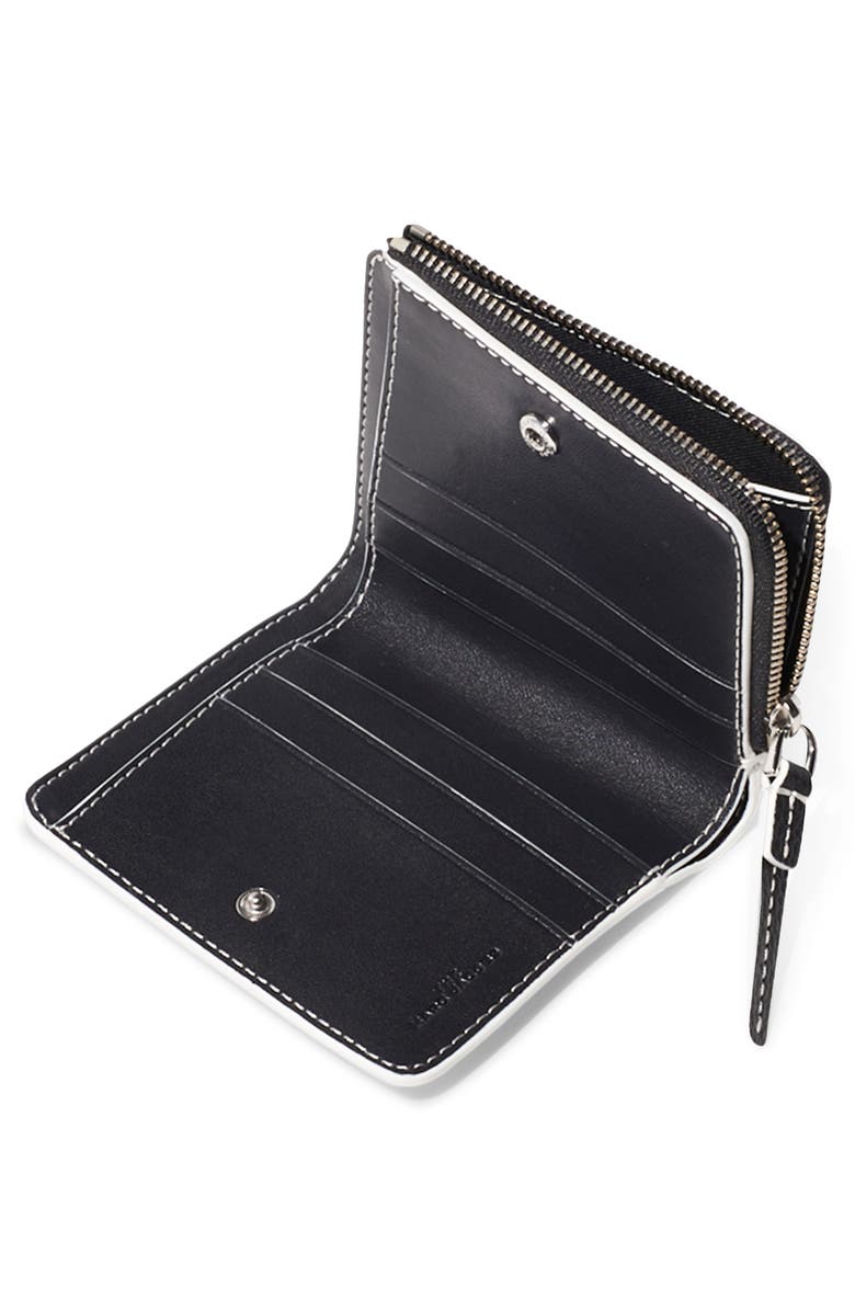 Marc Jacobs The Marc Jacobs Mini Compact Leather Wallet, Alternate, color,