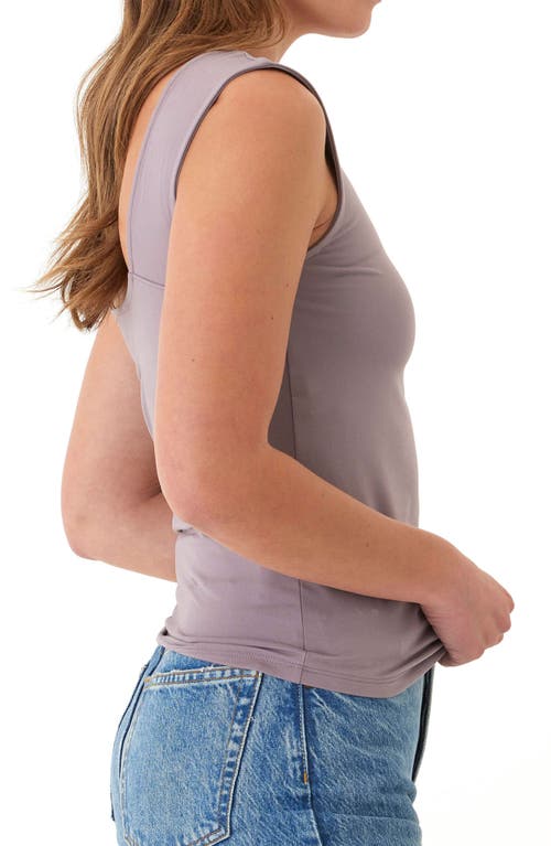 Threads 4 Thought Antonia Scoop Back Jersey Tank In Mauve Dust