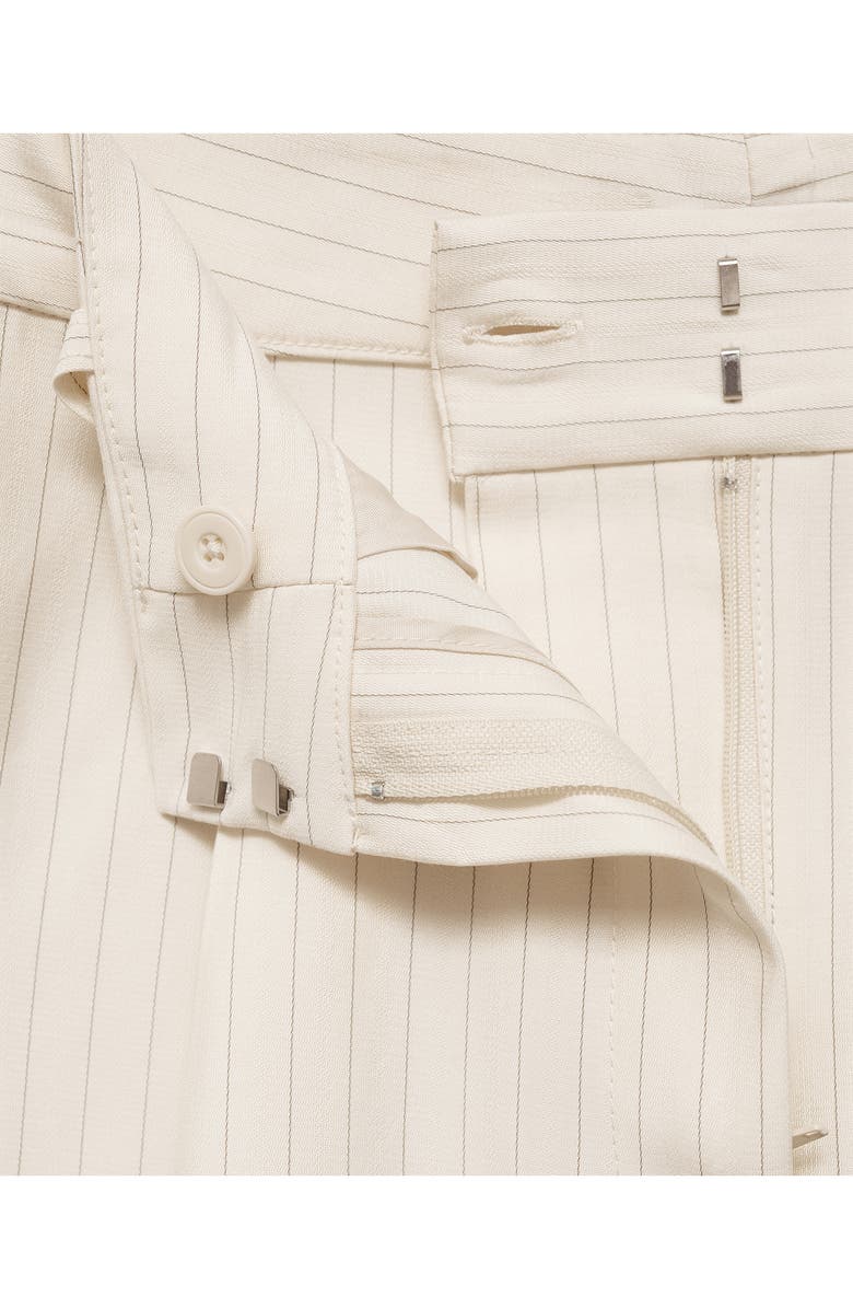 MANGO Stripe Bermuda Shorts, Alternate, color, 