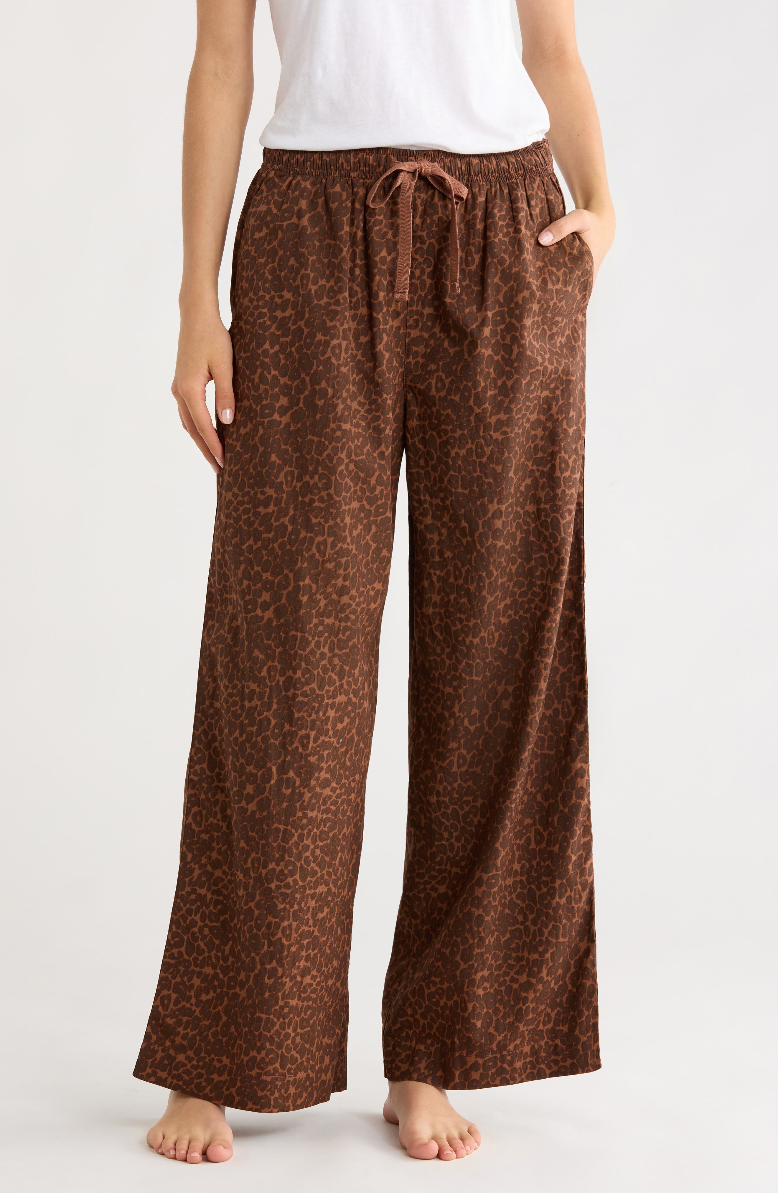 Nordstrom Cotton Poplin Pajama Pants
