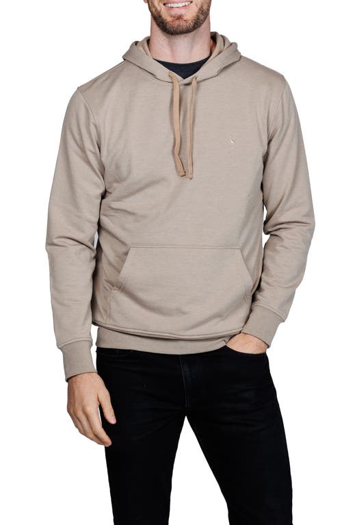 Tailorbyrd Fleece Hoodie In Brown