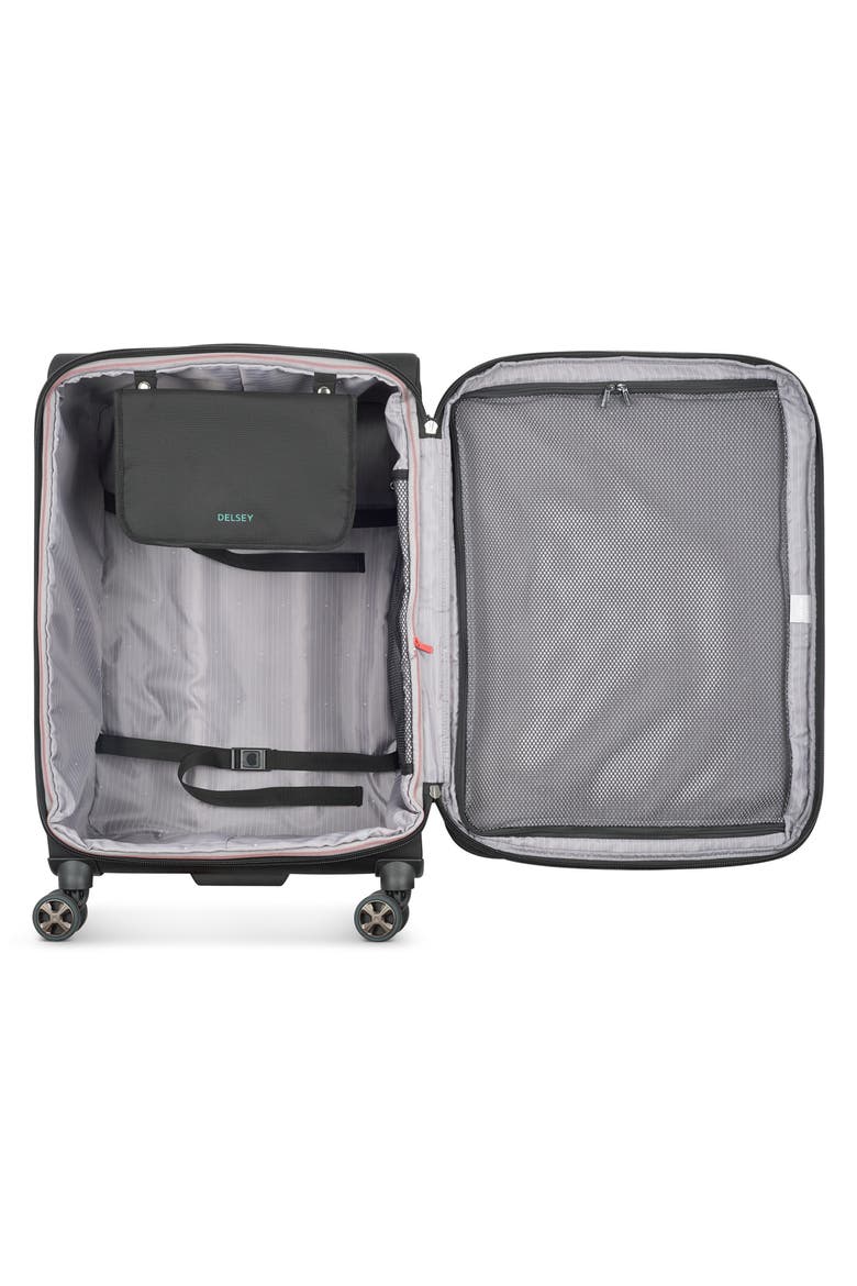 Helium DLX 25-Inch Softside Spinner Luggage, Alternate, color, BLACK